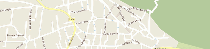 Mappa della impresa consorzio del parco nazionale dello stelvio a BORMIO