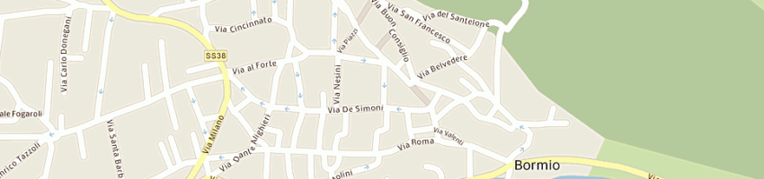 Mappa della impresa grafiche pradella snc a BORMIO