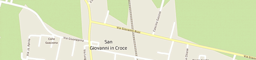 Mappa della impresa municipio a SAN GIOVANNI IN CROCE