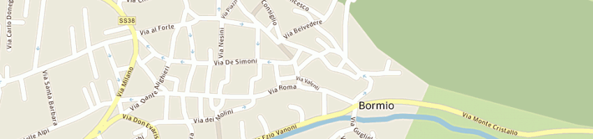 Mappa della impresa canclini dante eredi sas a BORMIO
