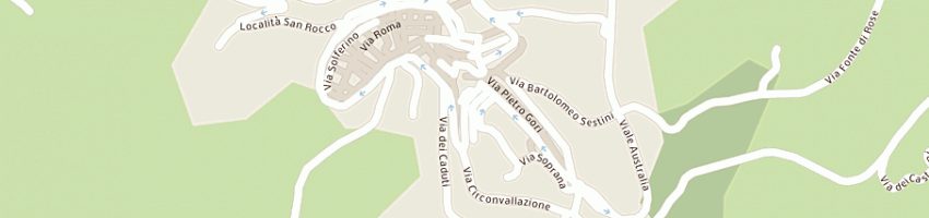 Mappa della impresa panificio russo di meli annunziata maria a CAPOLIVERI