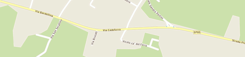 Mappa della impresa bini atalio e c snc a MARTIGNANA DI PO