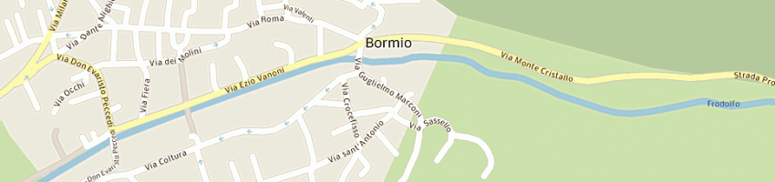Mappa della impresa rasiga sas di confortola roberta e c a BORMIO