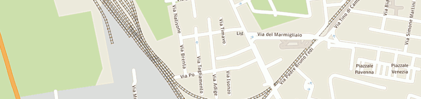 Mappa della impresa del corso franco a PISA