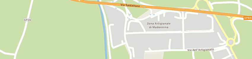 Mappa della impresa rosa mistica - fontanelle a MONTICHIARI