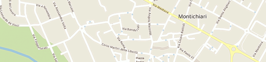 Mappa della impresa termo elettrica a MONTICHIARI