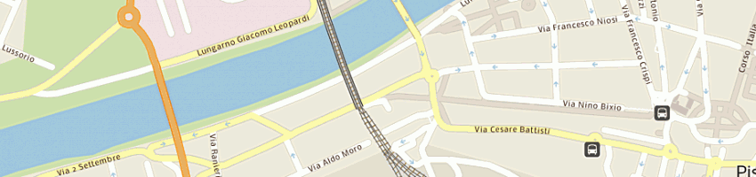 Mappa della impresa versilia vetri auto a PISA