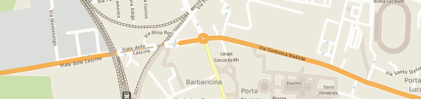 Mappa della impresa les kitch di giordani massimo a PISA