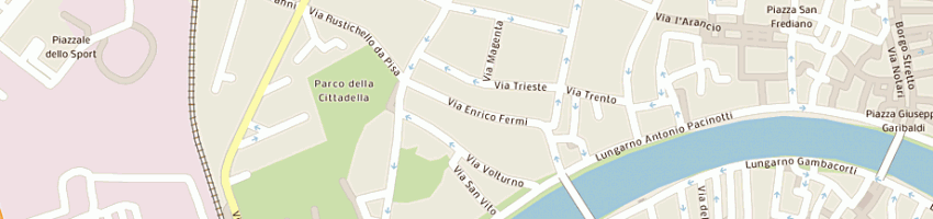 Mappa della impresa pecori franco a PISA