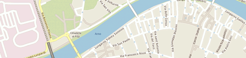 Mappa della impresa consorzio metis a PISA