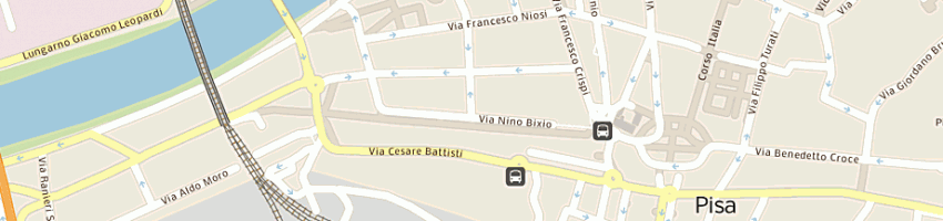 Mappa della impresa bronzini monica a PISA