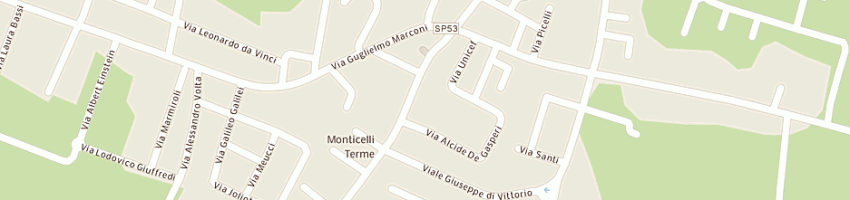 Mappa della impresa bezzi luca a MONTECHIARUGOLO