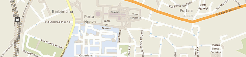 Mappa della impresa azienda ospedaliera pisana a PISA
