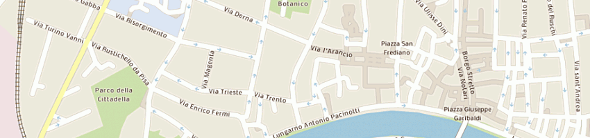Mappa della impresa studio commassociati bianchi panicucci guidi a PISA