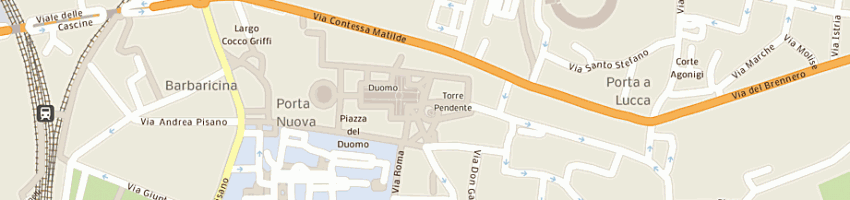 Mappa della impresa tollapi tiziana a PISA