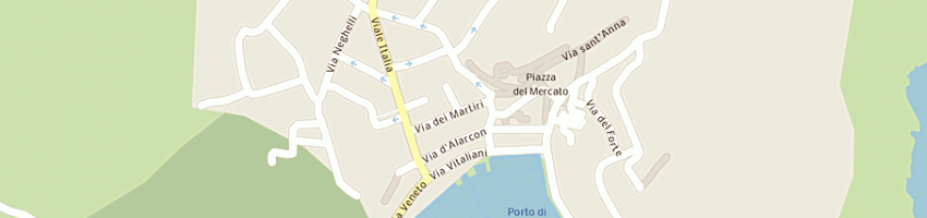 Mappa della impresa agenzia viaggi mantica a PORTO AZZURRO