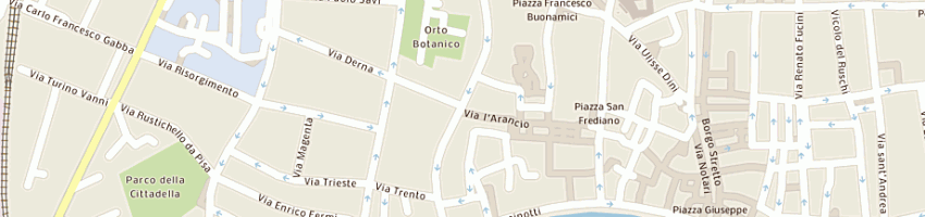 Mappa della impresa universita' degli studi a PISA
