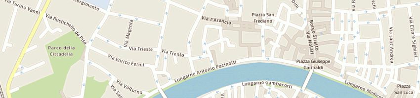 Mappa della impresa tecnol dental di consani a e paoli f a PISA