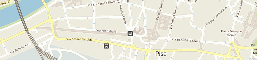 Mappa della impresa lazzi fratelli a PISA