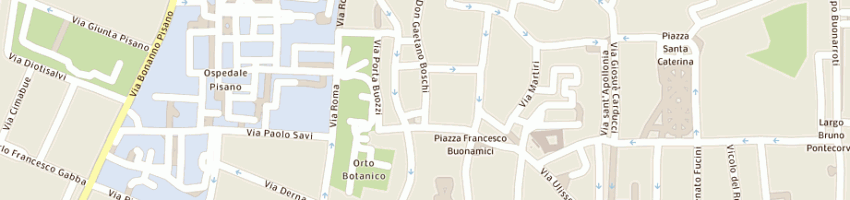 Mappa della impresa cammellini giuseppe a PISA