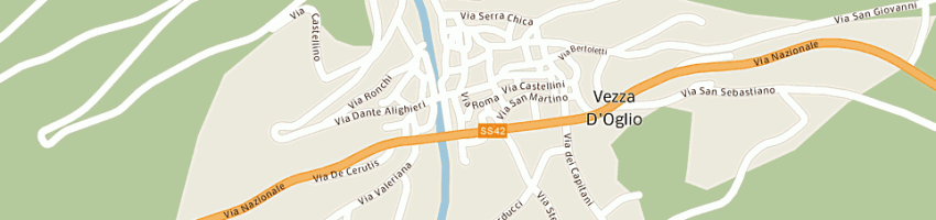 Mappa della impresa flli frosio srl a VEZZA D OGLIO