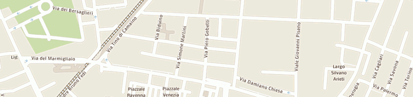 Mappa della impresa quick computing and printing shop di iori salvadori e c a PISA