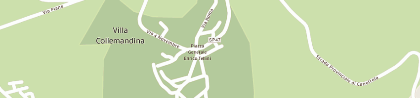 Mappa della impresa comando stazione forestale demaniale di corfino a VILLA COLLEMANDINA