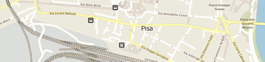 Mappa della impresa parrucchieri pianeta uomo di marinari michele a PISA