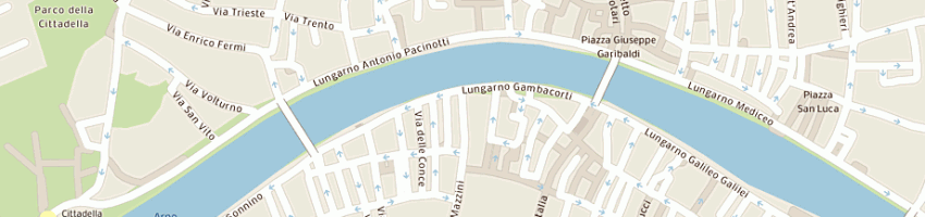 Mappa della impresa sviluppo tecnologie industriali - sti - srl a PISA