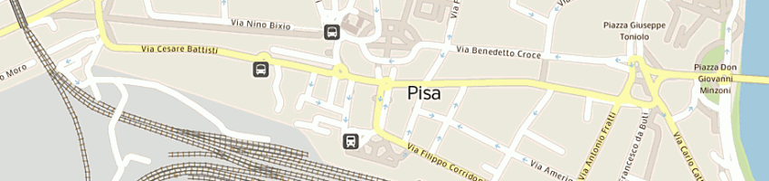 Mappa della impresa grandi mario a PISA