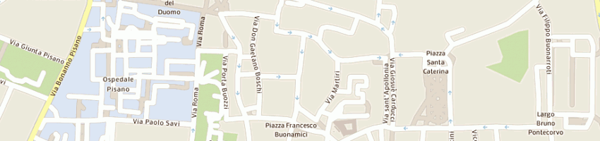 Mappa della impresa istituto suore di s chiara a PISA