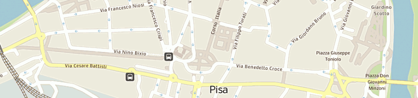 Mappa della impresa di stefano odorico a PISA