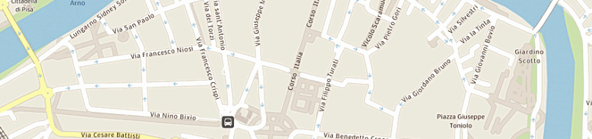 Mappa della impresa nesti giancarlo a PISA