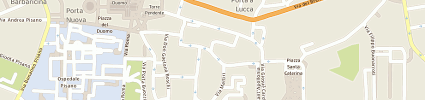 Mappa della impresa ist maria ausiliatrice delle salesiane di don bosco a PISA