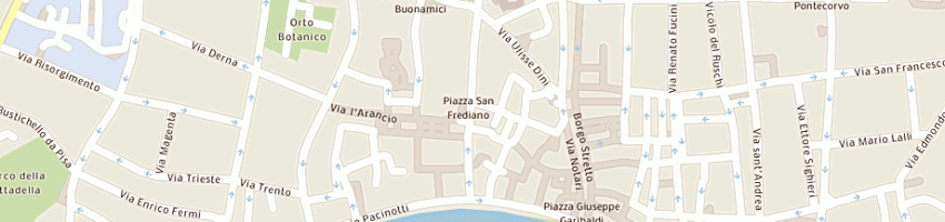 Mappa della impresa bertolini immobiliare a PISA