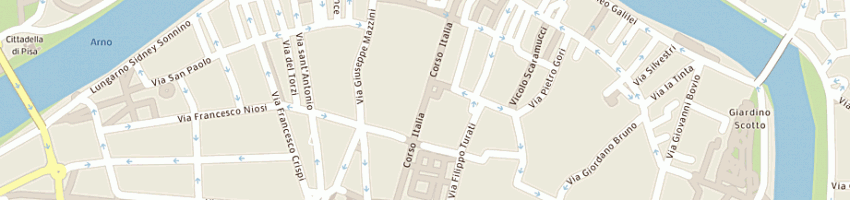 Mappa della impresa blumond srl a PISA
