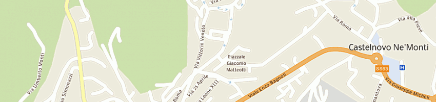 Mappa della impresa tagliati luciana a CASTELNOVO NE MONTI