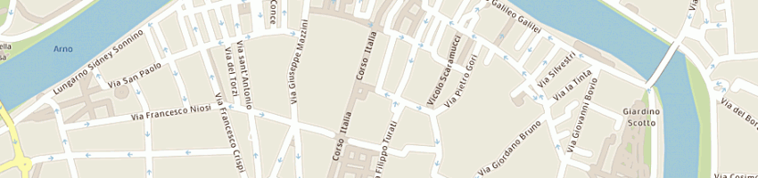 Mappa della impresa studio antichi srl a PISA