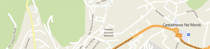 Mappa della impresa blu viaggi scrl a CASTELNOVO NE MONTI