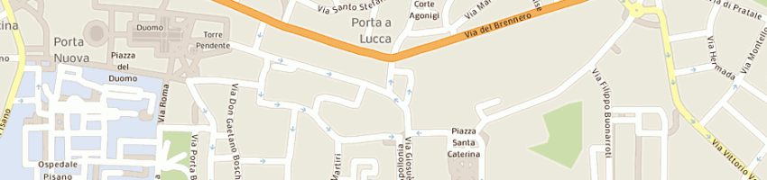 Mappa della impresa parrucchiere riccardo di pecori riccardo a PISA