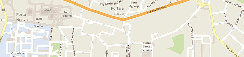 Mappa della impresa del chicca carlo a PISA