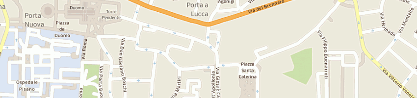 Mappa della impresa ist sostentamento clero a PISA