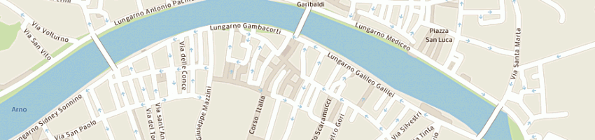 Mappa della impresa ciabattini federica a PISA