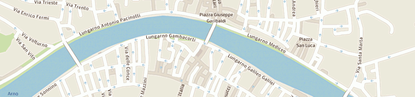 Mappa della impresa chiodelli riccardo a PISA