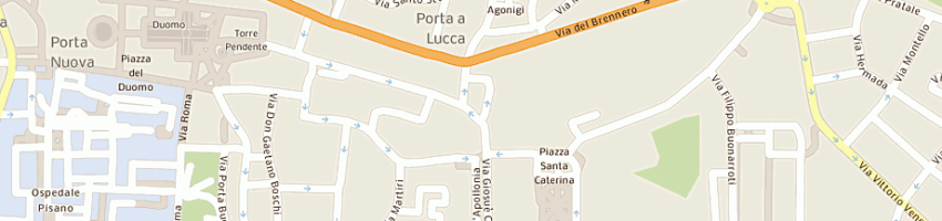 Mappa della impresa strambi antonio a PISA
