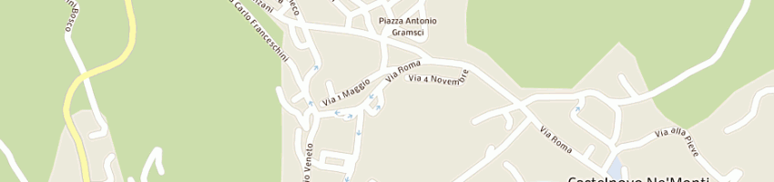 Mappa della impresa ziveri mirella a CASTELNOVO NE MONTI
