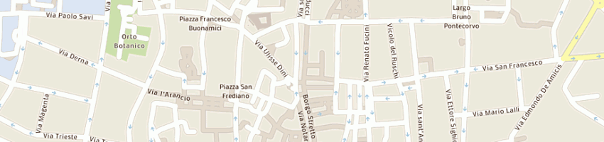 Mappa della impresa oropisa srl a PISA