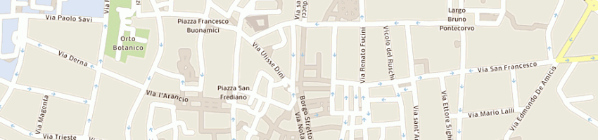 Mappa della impresa nuova portofino snc a PISA