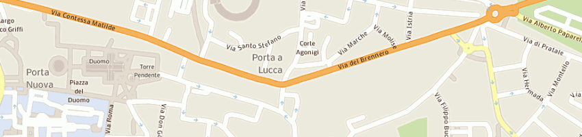 Mappa della impresa capelli e manie di filippini luca a PISA