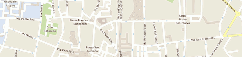 Mappa della impresa blue mama di paola tedeschi e c snc a PISA